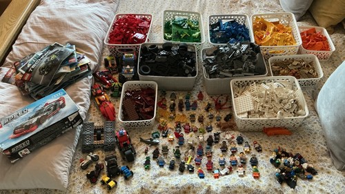 Large lego bundle pieces sets - large,