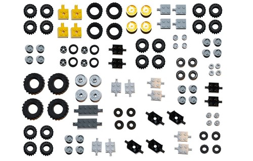 Lego wheels 100 pieces - 😀,