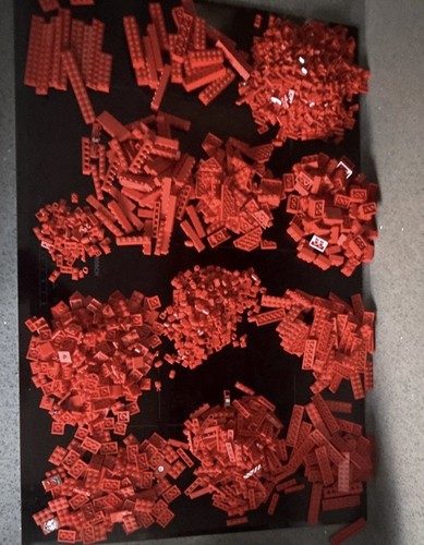 Lego red brick - -,